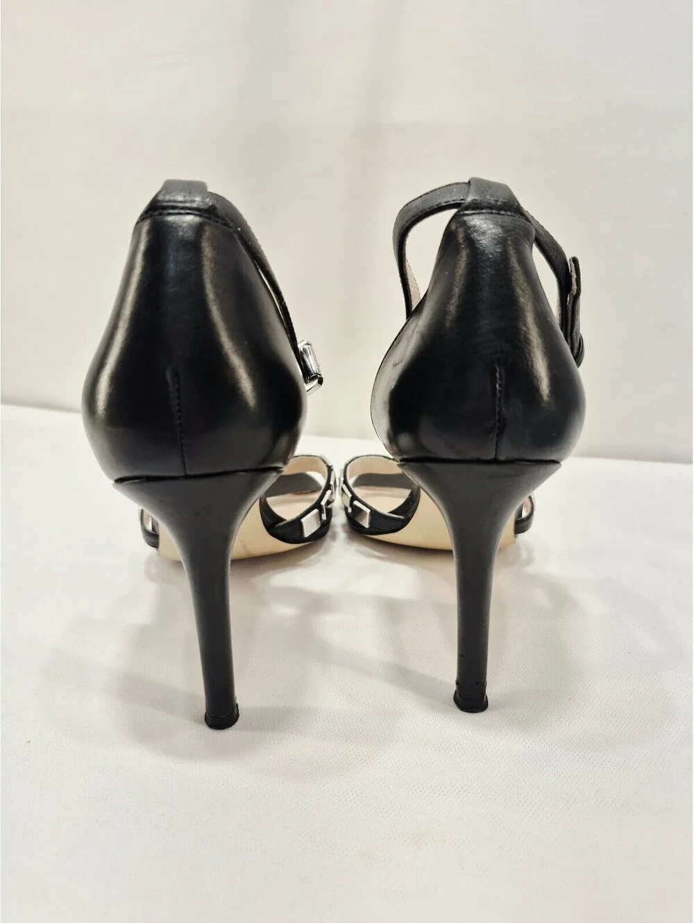 MICHAEL Michael Kors Women's 7.5 Chantelle Embellished Strappy High Heel Sandals